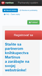 Mobile Screenshot of partner.martinus.sk