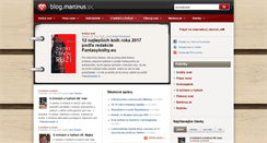 Desktop Screenshot of blog.martinus.sk